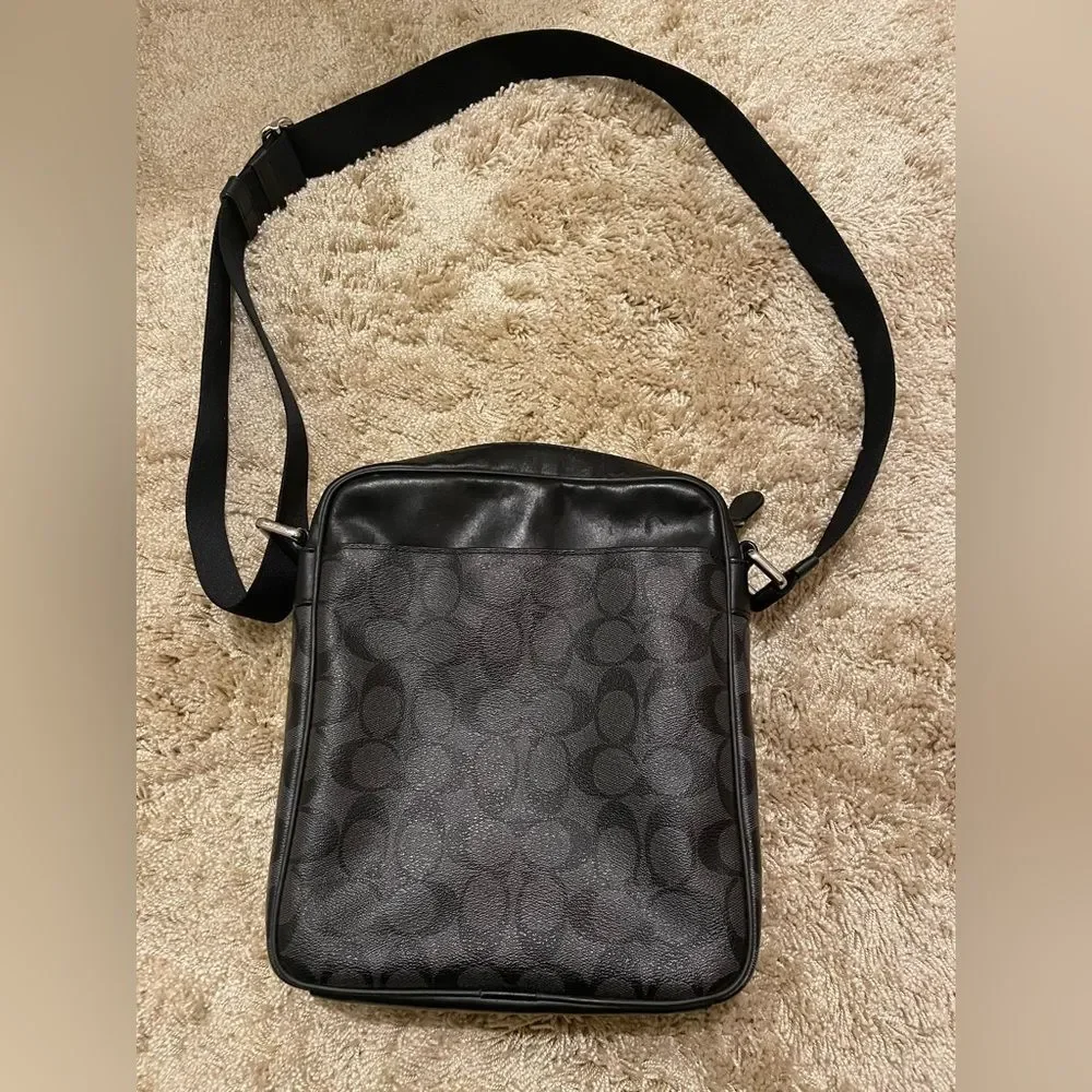 Coach Shoulder Bag - Black Red White - Y2k Shoulder Pouch - Unisex Carry-On Bag